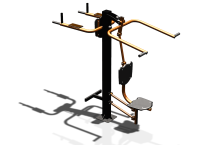 Уличный тренажер "Верхняя тяга Брусья Пресс" УТ339 в Саранске