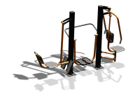 Уличный тренажер "Жим ногами Шагомер Жим от груди" УТ333 в Саранске