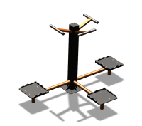 Уличный тренажер "Твистер тройной" УТ337 в Саранске