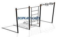 Спортивный комплекс воркаут ВС-129 в Саранске