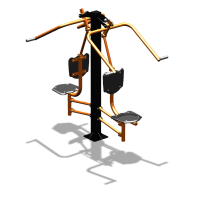 Уличный тренажер  "Верхняя тяга двойная"  УТ207 в Саранске