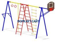 Гимнастический комплекс с баскетбольным щитом МАФ 3001 в Саранске