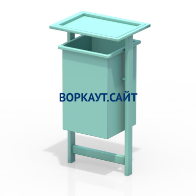 Урна с крышкой МАФ 1631 в Саранске