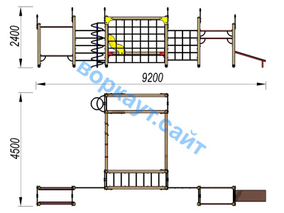 Детский спортивный комплекс ДСК 3102 в Саранске