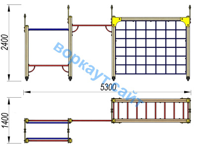 Детский спортивный комплекс Атлет ДСК 3106 в Саранске