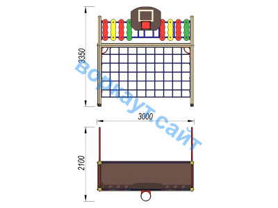 Детский спортивный комплекс ДСК 3101 в Саранске