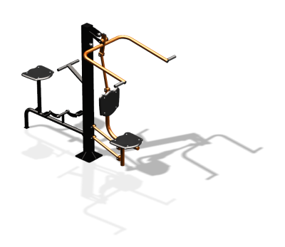 Уличный тренажер "Верхняя тяга Вело" УТ340 в Саранске