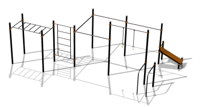 Спортивный комплекс воркаут ВС-153 в Саранске