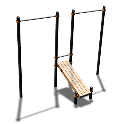 Воркаут турники со скамьей для пресса ВС-27 в Саранске