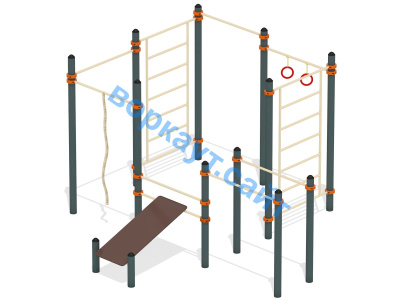 Спортивный комплекс воркаут ВС-47 в Саранске
