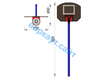 Баскетбольный щит СИО 3510 в Саранске