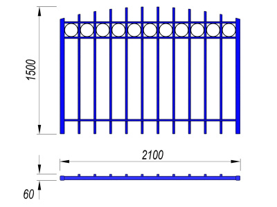 Ограждение спортивной площадки МАФ 5005 в Саранске