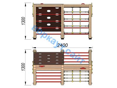 Детский спортивный комплекс ДСК 3203 в Саранске