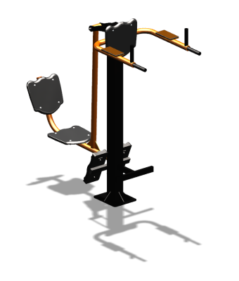 Уличный тренажер "Жим ногами Брусья Пресс" УТ329 в Саранске