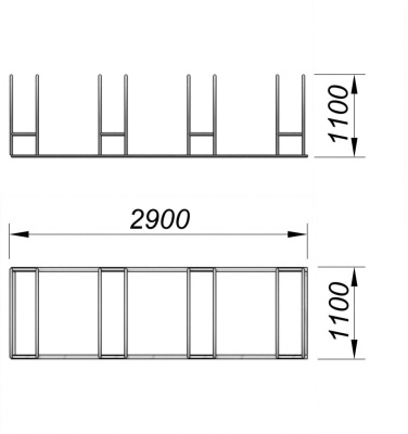 Велопарковка МАФ 6002 в Саранске