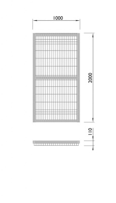 Калитка спортивной площадки МАФ 5105 в Саранске