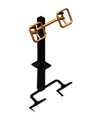 Уличный тренажер "Штурвал одинарный" УТ 122 в Саранске