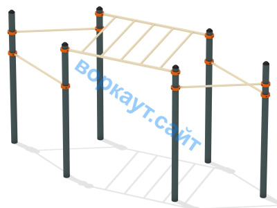 Турник разноуровневый с рукоходом ВС-26 в Саранске