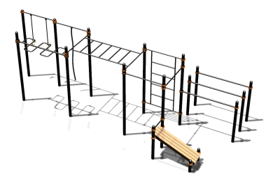 Спортивный комплекс воркаут ВС-77 в Саранске