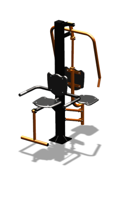 Уличный тренажер "Жим от груди Флекс" УТ324 в Саранске