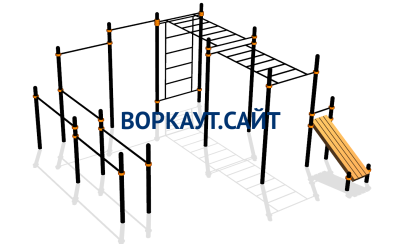 Спортивный комплекс воркаут ВС-109 в Саранске