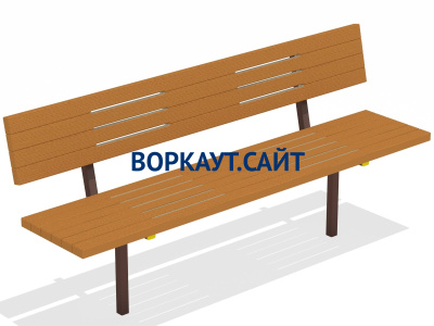 Диван уличный МАФ 1608 в Саранске