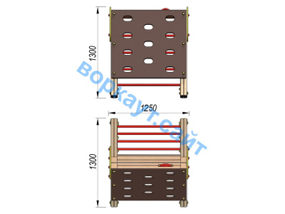 Детский спортивный комплекс ДСК 3202 в Саранске