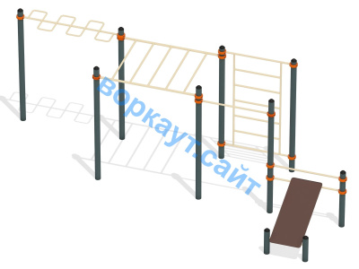Спортивный комплекс воркаут ВС-45 в Саранске