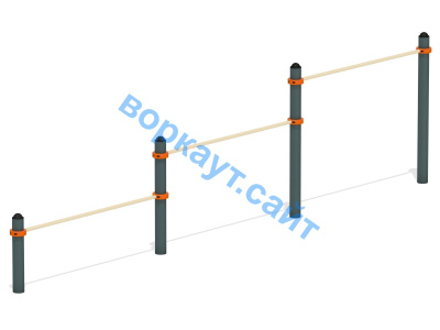 Каскад турников тройной ВС-6 в Саранске