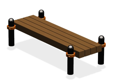 Воркаут скамья ВС-38 в Саранске
