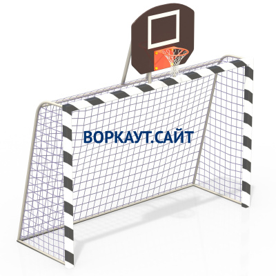 Ворота с баскетбольным щитом СИО 3512 в Саранске
