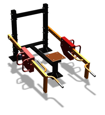 Силовой уличный тренажер  "Приседания/Шраги"  УТ413 в Саранске