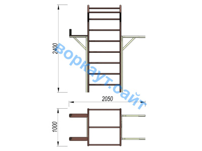 Детский спортивный комплекс 3 в 1 ДСК 3103 в Саранске