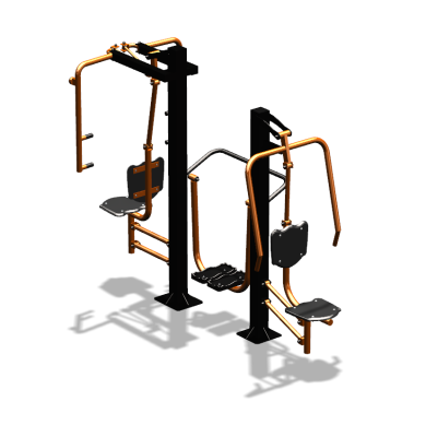 Уличный тренажер "Жим от себя Шагомер Баттерфляй" УТ303 в Саранске