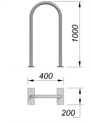 Велопарковка МАФ 6001 в Саранске