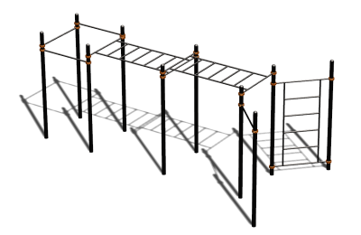 Спортивный комплекс воркаут ВС-118 в Саранске