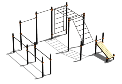 Спортивный комплекс воркаут ВС-146 в Саранске
