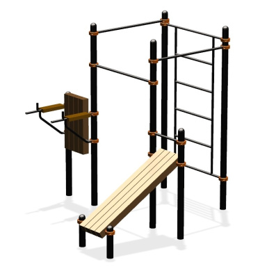 Спортивный комплекс воркаут ВС-64 в Саранске