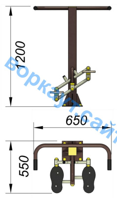Уличный тренажер "Балансир" УТ 007 в Саранске