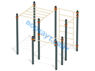 Спортивный комплекс воркаут ВС-48 в Саранске