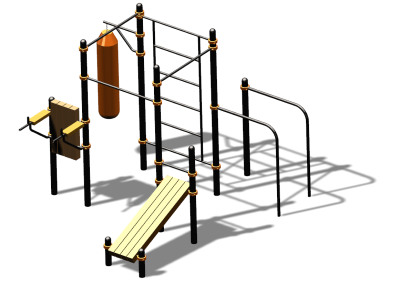 Спортивный комплекс воркаут ВС-93 в Саранске