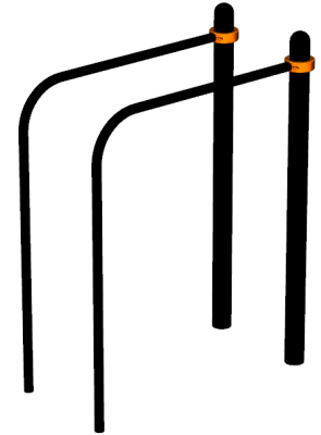 Воркаут брусья приставные ВС-39 в Саранске