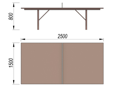 Теннисный стол МАФ 3517 в Саранске