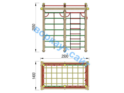 Детский спортивный комплекс ДСК 3108 в Саранске