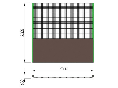 Ограждение хоккейной коробки МАФ 5202 в Саранске