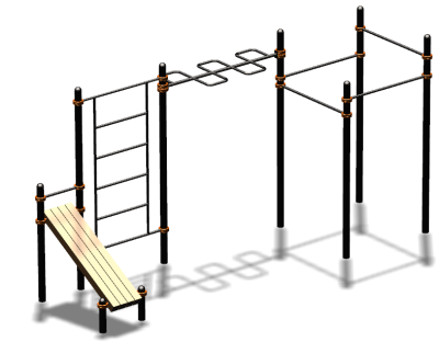 Спортивный комплекс воркаут ВС-74 в Саранске