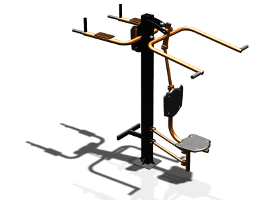 Уличный тренажер "Верхняя тяга Брусья Пресс" УТ339 в Саранске