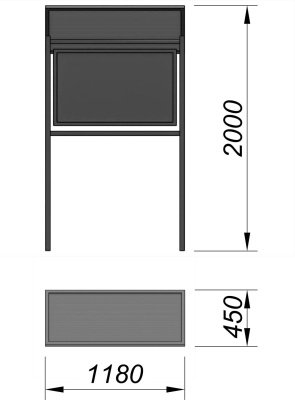 Информационный стенд МАФ 6006 в Саранске