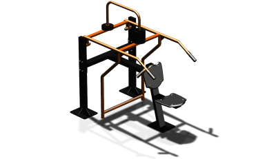 Силовой уличный тренажер  "Жим вверх сидя"  УТ403 в Саранске