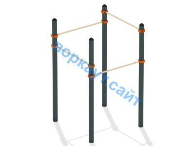 Турник четырехуровневый ВС-11 в Саранске